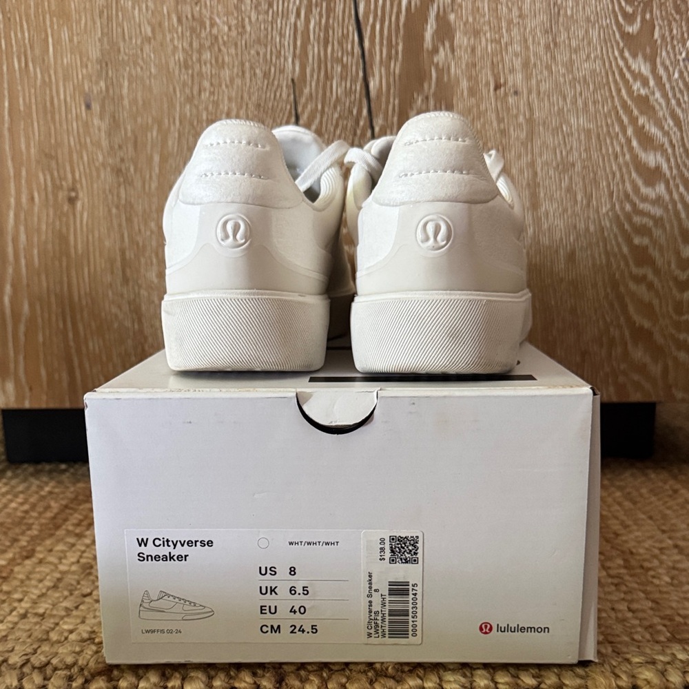 lululemon athletica Women’s White Cityverse Sneaker US 8 EUC - Picture 2 of 9